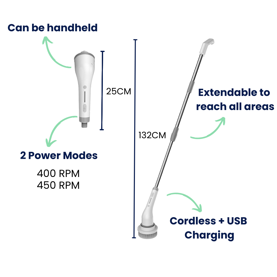 7-in-1 Electric Spin Scrubber