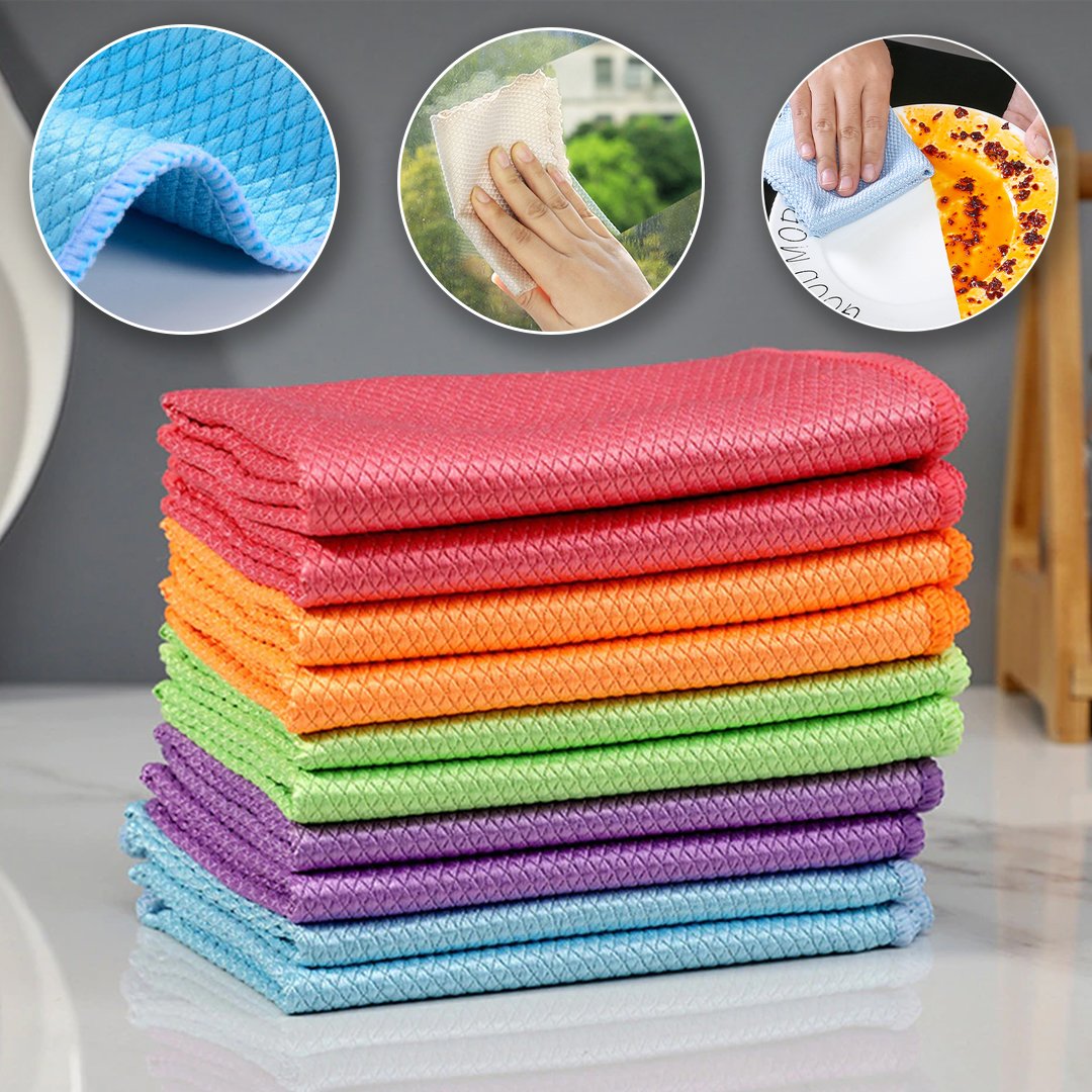 Nanoscale Reusable Cloths (x5) - Cleanako
