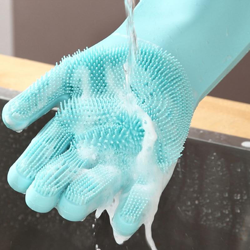 Magic Silicone Washing Gloves - Cleanako